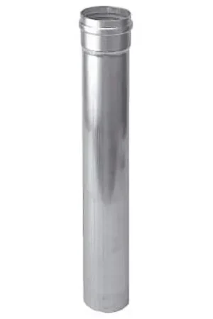 Actieprijs Solar Plus Alu-fix rookgaspijp Ø100 mm mof x spie l=1000 mm mugrofix aluminium 400451604