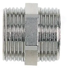 Korting Thermrad rechte koppeling borstnippel 3/4" euroconus x 3/4 euroconus (buitendraad x buitendraad) 192303