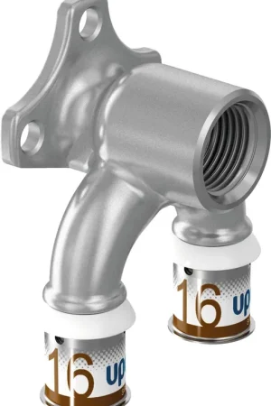 Uponor S-Press Plus Aqua pers U-muurplaat 20x1/2"x20mm Binnendraad 1070630 Bestel Nu