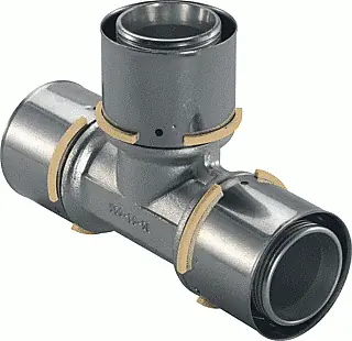 Direct Verzonden Uponor S-Press pers T-stuk 50x50x50mm 1046928