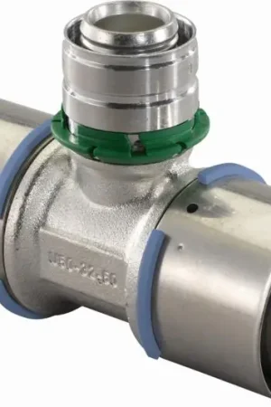 Uponor S-Press pers T-stuk verlopend 40x25x40mm 1046918 Weekendaanbieding