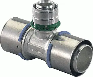 Uponor S-Press pers T-stuk verlopend 50x32x50mm 1046926 Exclusieve Aanbieding