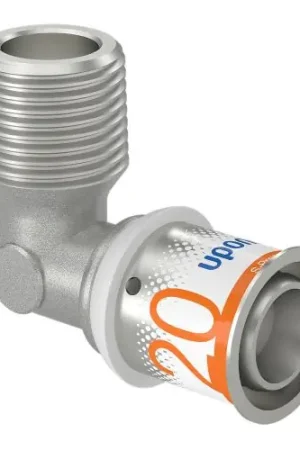 Uponor S-Press Plus pers knie 90° bu.dr. 20mmx1/2" 1070533 Laatste Versie