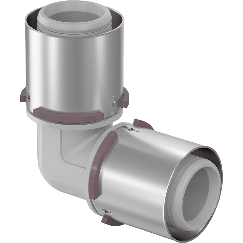 Uponor S-Press Plus PPSU pers composiet knie 90° 75mm 1032878 Beste Prijs