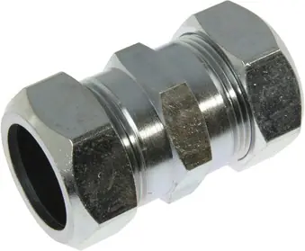 VSH Knelfitting rechte koppeling verloop sok 28 x 22mm staal verzinkt (klem x klem) 6321018 Seizoensaanbieding