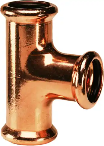 Shop Nu VSH Xpress T-stuk, 15mm x 12mm x 15mm koper (pers x pers x pers)
