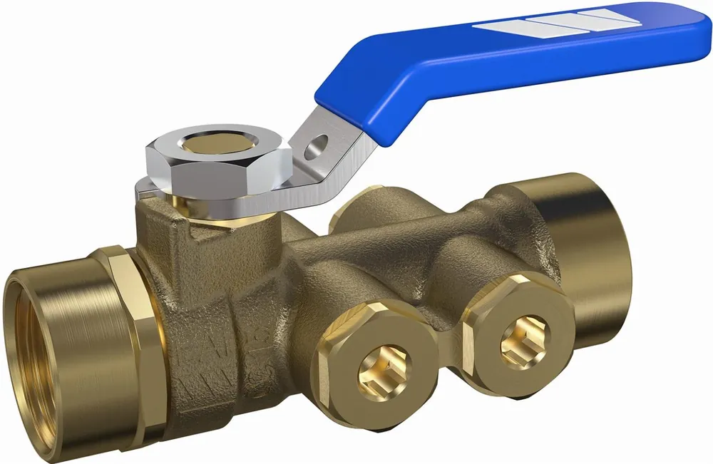 Watts TBE-EA terugstroombeveiliging 1", 2x binnendraad, inclusief aftapper 228025243 Betaalbaar