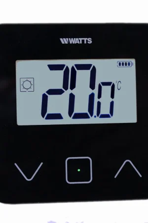 Watts digitale LCD touchscreen-thermostaat, zwart, voorzien van een backlight 900007930 Hete Deal