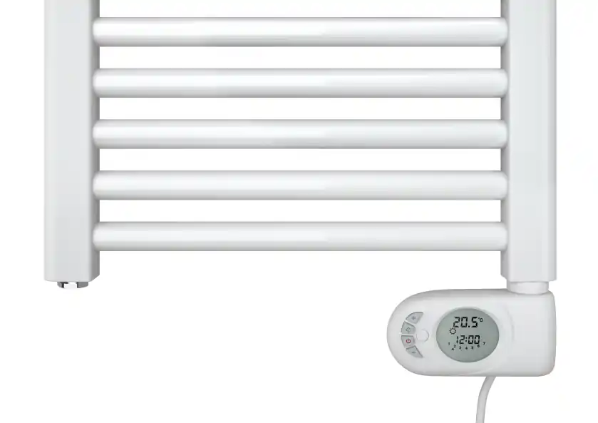 Zehnder Aura Buisradiator elektrisch tijdschakelklok links en rechts D-profiel 500W wit PBEZ-090-50/MQ Bestel Nu