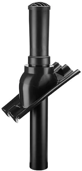 Burgerhout rioolontluchting 110x950mm PP zwart 400453090 Speciale Aanbieding