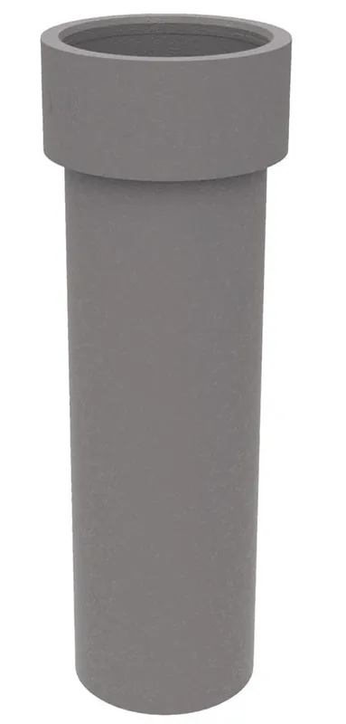 Korting Burgerhout ventilatiepijp geisoleerd 160 mm, lengte = 1000 mm EPP met mof 400480492