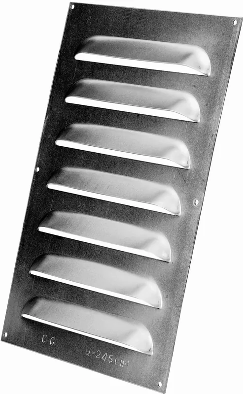 Burgerhout ventilatierooster 250x250mm Aluminium 400450528 Beste Prijs