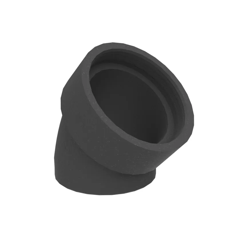 Speciale Aanbieding Burgerhout WTW bocht geïsoleerd 150mm 45gr, EPP mof 400480476