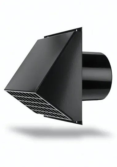 Nieuw Burgerhout WTW-3000 geveldoorvoerconstructie 180 mm zwart 400452721