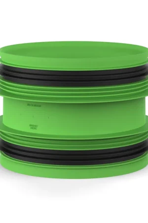 Betrouwbaar Duco aansluitstuk met rubber D160-D160 M/M