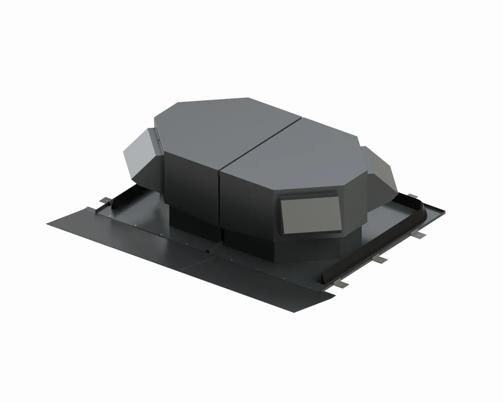 Populair Burgerhout Elytra gecombineerde dakdoorvoer, modulair, horizontaal, 250 mm 400480802