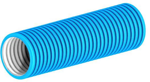 Weekendaanbieding Burgerhout Hybalans Plus, flexibel kunststof kanaal blauw rol 50 meter 400470400