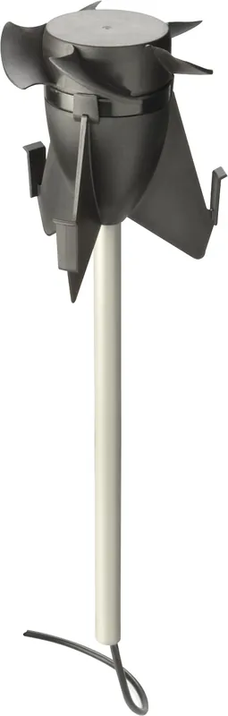 Ubbink Multivent hybride ventilator 131mm zwart 0250300 Snelle Levering