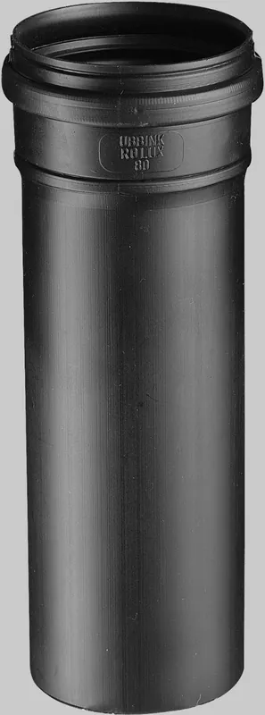 Ubbink Proflex PP luchttoevoerbuis diameter 80 zwart, L 500 mm 0222908 Uitverkoop