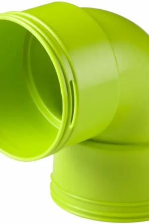 Shop Nu Ubbink rond luchtkanaal kunststof 90mm kanaaleind gladde bocht 90 lengte 55x55mm insteek 55mm 0188174