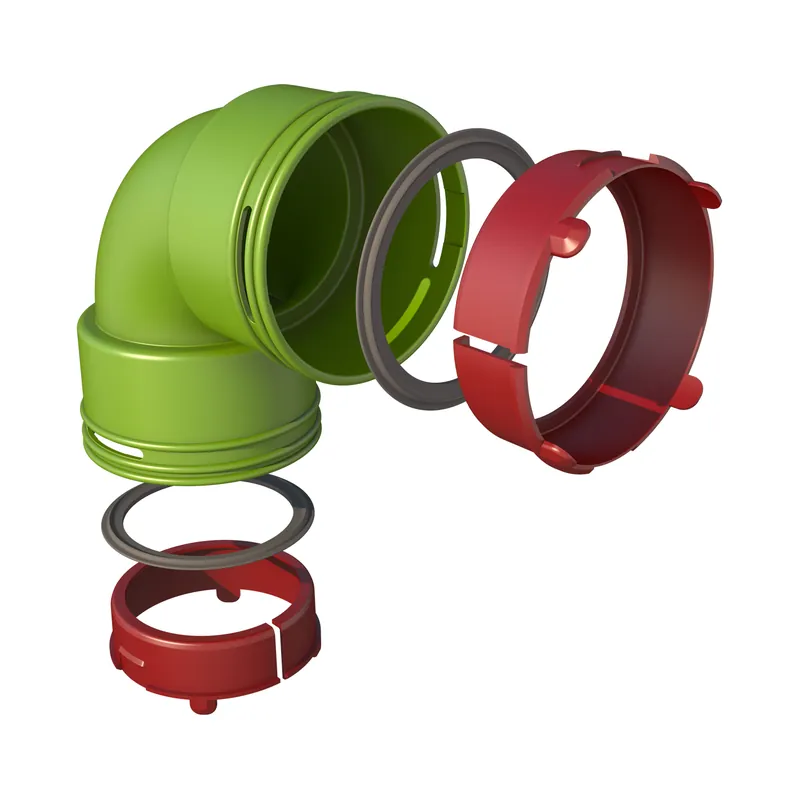 Ubbink Air Excellent AE48c, bocht 90° set 0188600 Uitverkoop