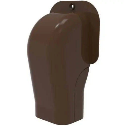 Tecnosystemi Excellens, muurdoorvoer, 72x64, bruin Superprijs