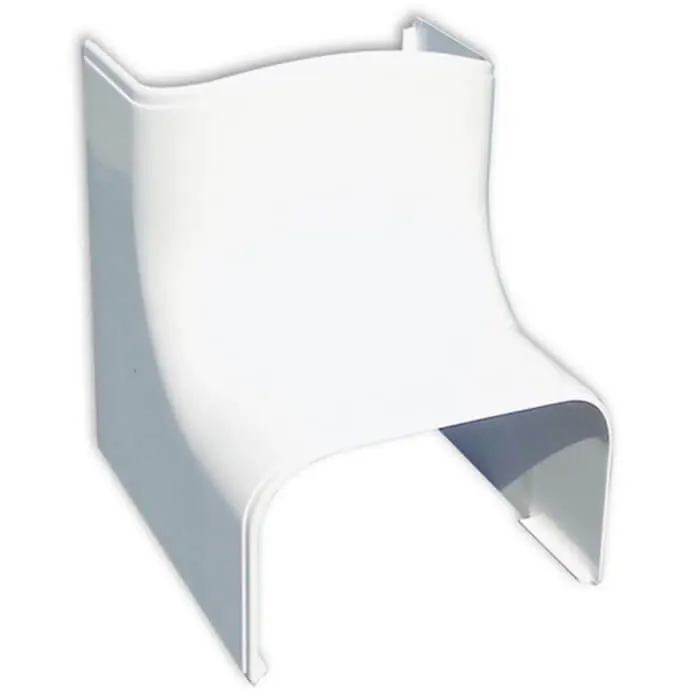 Tecnosystemi Optima, binnenbocht, 90 graden, 62x46, wit Direct Beschikbaar