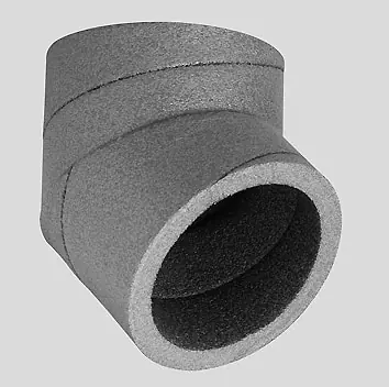 Betaalbaar Ubbink Aerfoam geisoleerd HR-WTW diameter 125 Bocht 45 0188262