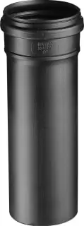 Snelle Levering Ubbink Verlengbuis luchttoevoer PP 80mm diameter 250mm lengte 2mm dikte plastic zwart 0222898