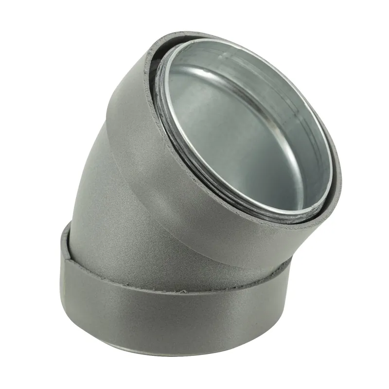 Shop Nu Velu bocht, 160mm, 45 graden, SVZ, dampdichte isolatie 9mm, SAFE