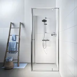 Sealskin Contour draaideur met zijwand 90x90x200cm, 6mm helder veiligheidsglas met antikalklaag Geborsteld RVS Must-Have