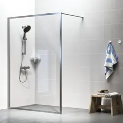 Sealskin Contour inloopdouche type A3 88x200cm, 6mm helder veiligheidsglas met antikalklaag Geborsteld RVS Laatste Kans