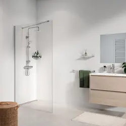 Beperkt Aanbod Sealskin Seev inloopdouche 90x195cm, 6mm helder veiligheidsglas Hoogglans zilver