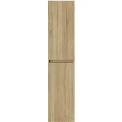 Premium Tiger Condo hoge kolomkast 160cm Licht eiken