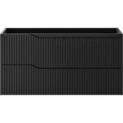 Nu Kopen Tiger Nook wastafelonderkast 100cm Mat zwart