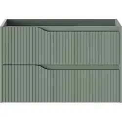 Direct Verzonden Tiger Nook wastafelonderkast 80cm Mat groen