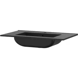 Tiger T-Line Quadro inbouwwastafel 81cm Mat zwart Alleen Vandaag