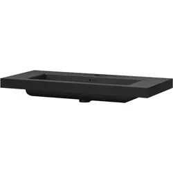 Premium Tiger T-Line Quadro opbouwwastafel 100cm Mat zwart