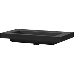 Betrouwbaar Tiger T-Line Quadro opbouwwastafel 80cm Mat zwart