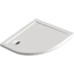 Premium Sealskin Fusion douchebak kwartrond inbouw Wit 800x800mm