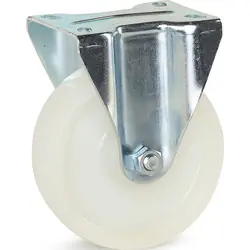 Uitverkoop Bokwiel nylon 125mm - 250kg draagvermogen*