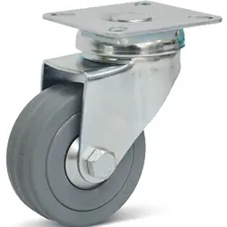 Zwenkwiel rubber 50mm - 40kg draagvermogen Goedkoop