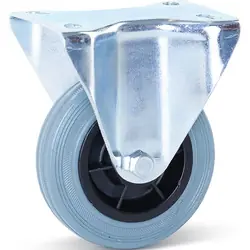Alleen Vandaag Bokwiel rubber 100x84mm 75kg Bouwhoogte 128mm*