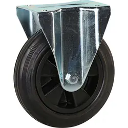 Rechtstreeks Van De Fabrikant Bokwiel rubber 200mm - 200kg draagvermogen *