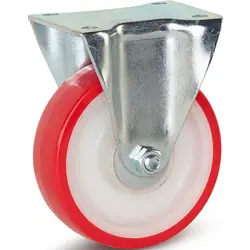 Bokwiel polyurethaan 125mm - 230kg draagvermogen * Exclusieve Aanbieding