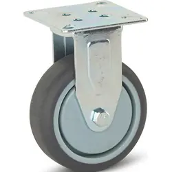 Bokwiel TP-rubber 50mm - 40kg draagvermogen* Finale Uitverkoop