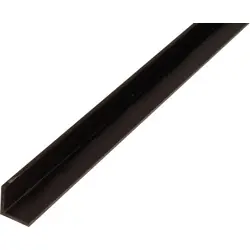Korting Alberts Hoekprofiel PVC 10x10x1mm zwart
