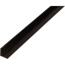 Alberts Hoekprofiel PVC 20x20x1,5mm zwart Premium