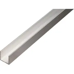 Op = Op Alberts Profiel U-vorm aluminium 20x20x20x1,5mm