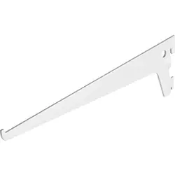 Plankdrager enkel 400mm wit Exclusieve Aanbieding